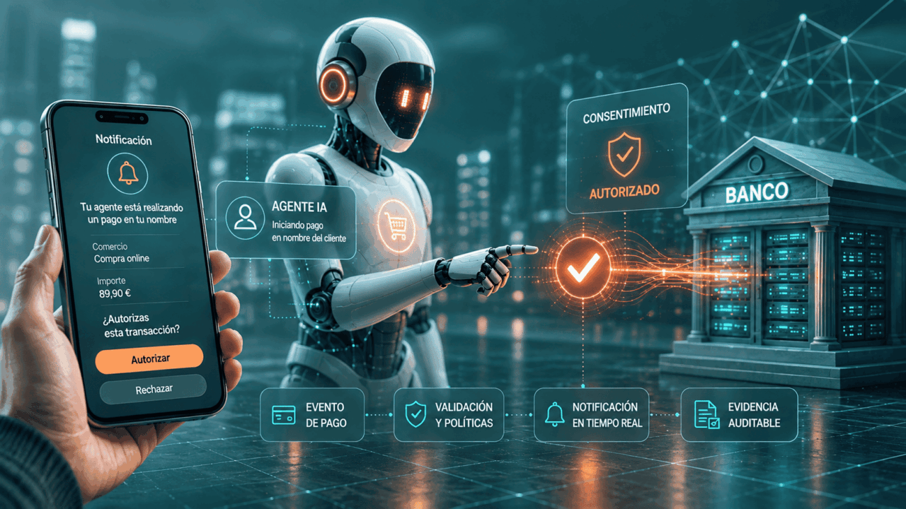First AI-initiated payment in Spain