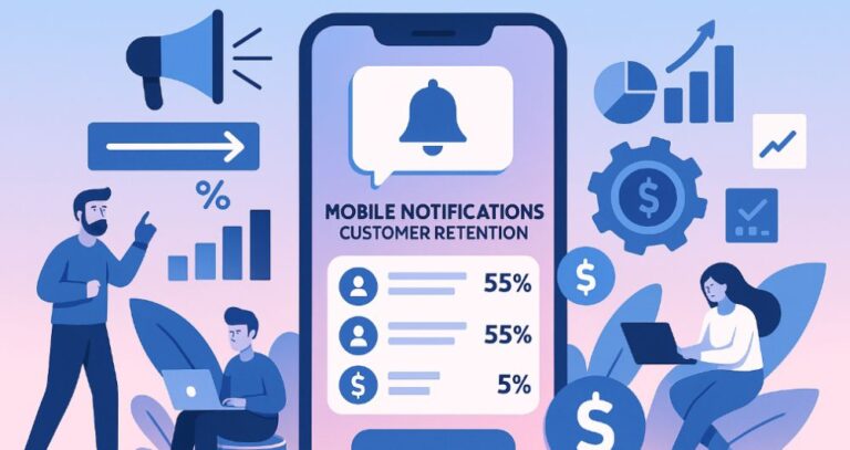 El impacto de las notificaciones móviles en la retención de clientes en servicios financieros