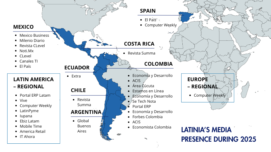 LATINIA’S MEDIA PRESENCE DURING 2025